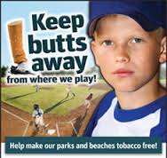 keep butts away from where we play